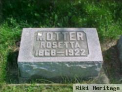 Rosetta Klingler Motter