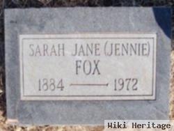 Sarah Jane "jennie" Fox