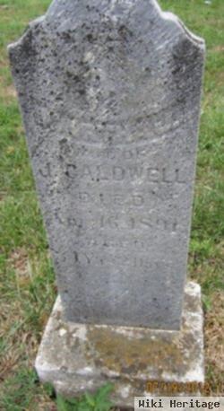 Martha J. Mccasland Caldwell