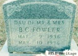 Infant Daughter Fowler