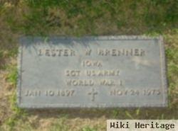 Sgt Lester W. Brenner