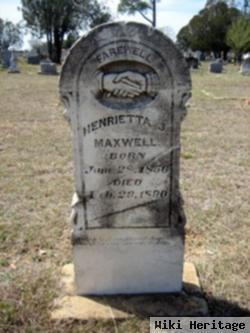 Henrietta Jane Majors Maxwell