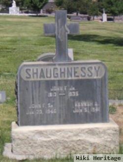 John Frederick "jack" Shaughnessy, Jr