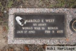 Harold Edward West