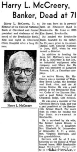 Harry L. Mccreery