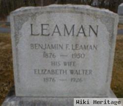 Elizabeth Walter Leaman