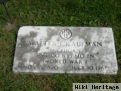 Walter E Kaufman