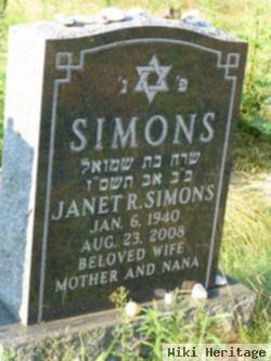 Janet R Rosen Simons