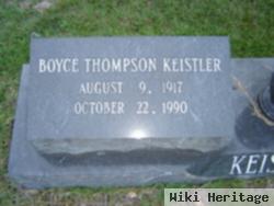 Boyce Thompson Keistler