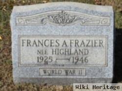 Frances Arline Highland Frazier