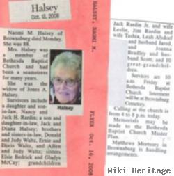 Naomi M. Waltz Halsey