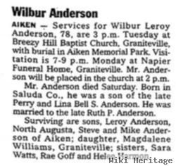 Wilbur Leroy Anderson