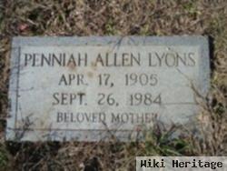 Penniah Emiline Allen Lyons