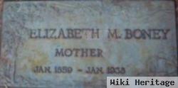 Elizabeth Jane "lizzie" Morris Boney