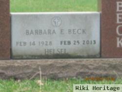 Barbara E Helsel Beck