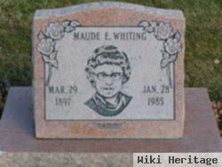 Maude E Whiting