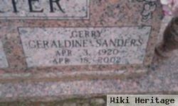 Geraldine Sanders Carter