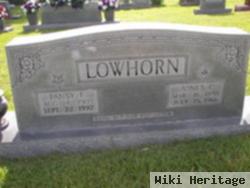 Jones C Lowhorn