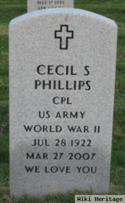 Cecil S Phillips