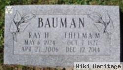 Thelma M Wilson Bauman