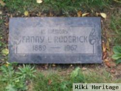 Fanny L Roderick