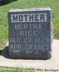 Bertha Mitchell Rice