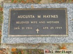 Augusta M Peltier Haynes