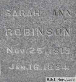 Sarah Ann Reed Robinson