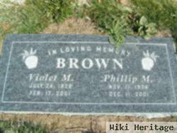 Phillip M Brown