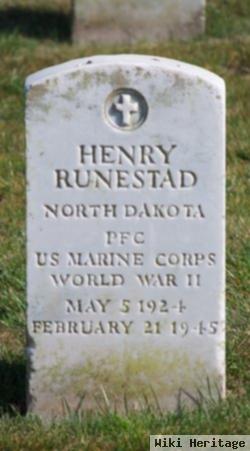 Pfc Henry Runestad