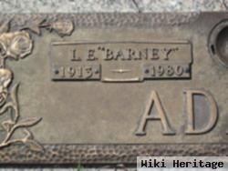 L. E. "barney" Adams