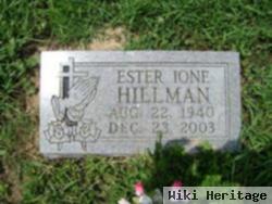 Ester Ione Hillman