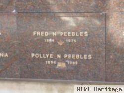 Fred N Peebles