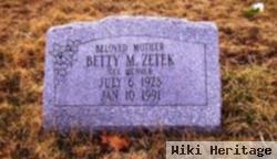 Betty M. Weaver Zetek