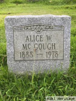 Alice W Humes Mcgough