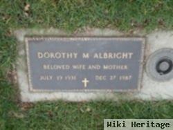 Dorothy M Albright