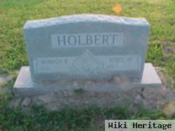 Donald R Holbert