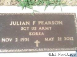 Julian F Pearson, Sr