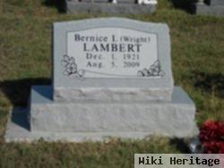 Bernice I Wright Lambert