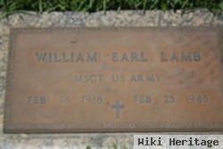 William Earl Lamb