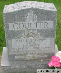 Mahaley "hallie" Sparrow Coulter