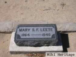 Mary S.f. Leete