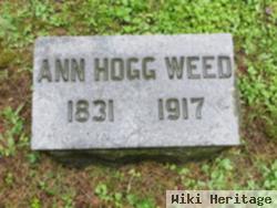Ann Elizabeth Hogg Weed