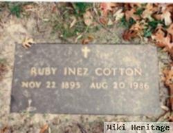 Ruby Inez "rudy, Ditty, Boob" Mcbrayer Cotton