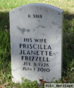 Priscilla Jeanette Frizzell