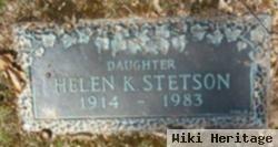 Helen K Stetson