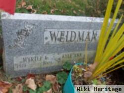 Myrtle E. Johnson Weidman