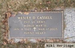 Wesley D Cassell