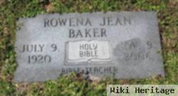 Rowena Jean Baker