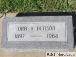 Ora H Henson